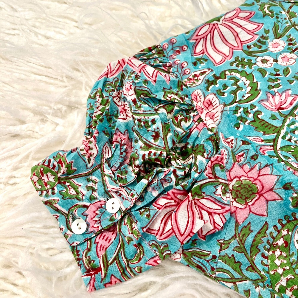 Perry Walker Collective "Dress in Pink/Green Floral" NWT - Picture 7 of 7